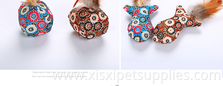 fish mouse ball feather cat toy catnip cat accessoires